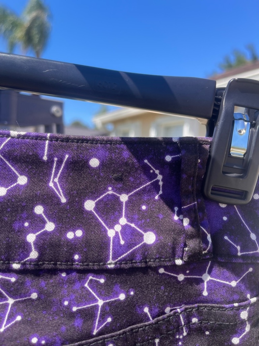 Black heart Galaxy constellations hot topic pants size 1 super skinny - Picture 11 of 13